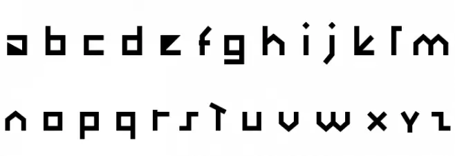 Okinawa خط أحرف صغيرة