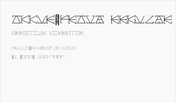 Okkur_prova Regular Business Card