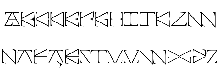 Okkur_prova Regular Font LOWERCASE