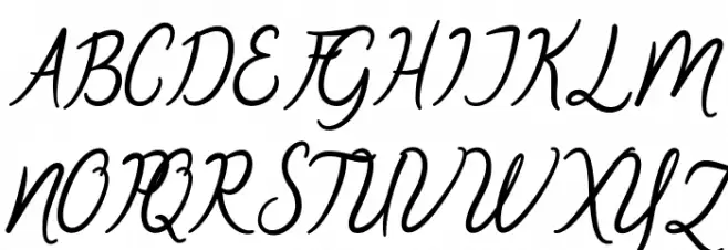Oklahoma Script Fuentes MAYÚSCULAS