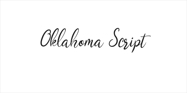 Oklahoma Script Logo