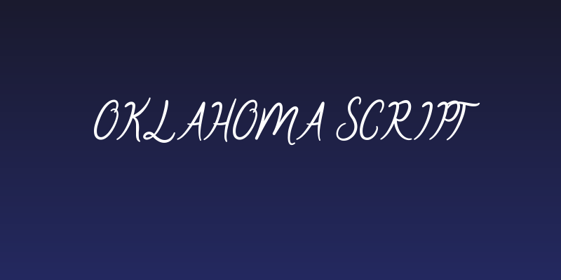 Oklahoma Script Social Header
