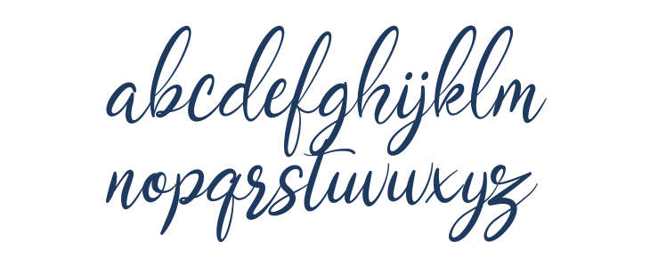 Oklahoma Script Lowercase