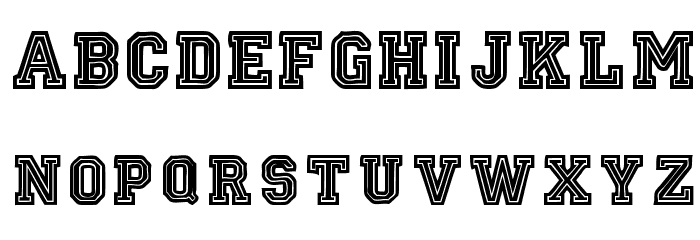 Oklahoma Font LOWERCASE