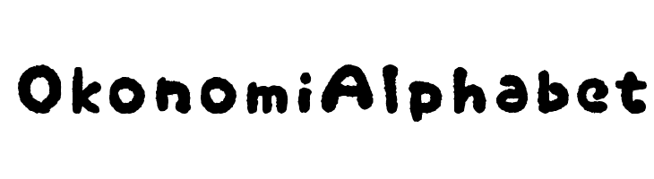 OkonomiAlphabet Font