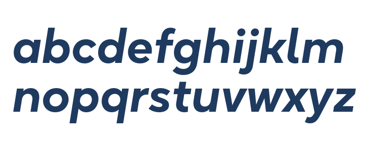 Okta Bold Italic Lowercase
