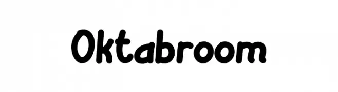 Oktabroom フォント