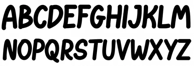 Oktabroom フォント 大文字