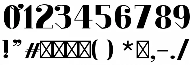 Oktober Text Font OTHER CHARS