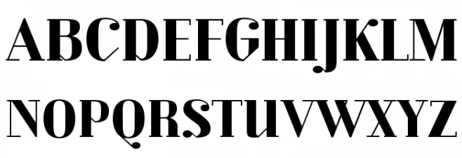 Oktober Text Schriftart Groß