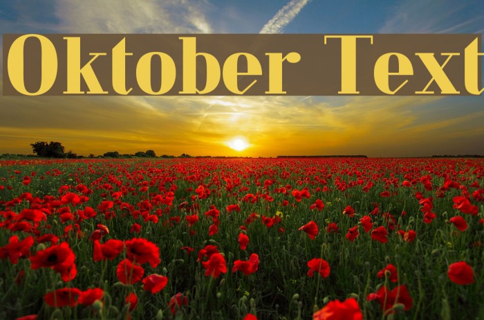 Oktober Text Fuentes examples