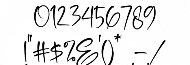 Oktober Font OTHER CHARS