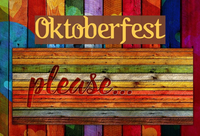 Oktoberfest Font examples
