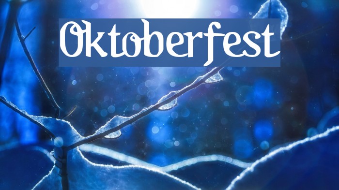 Oktoberfest Font examples