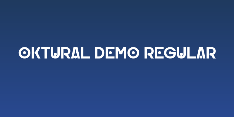 Oktural DEMO Regular Social Header