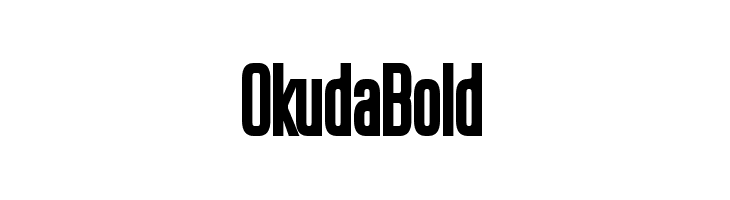 Okuda Bold  Free Fonts Download
