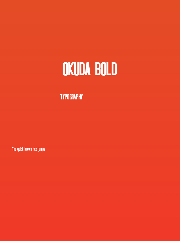 Okuda Bold Poster