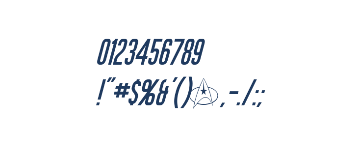 Okuda Italic Other Characters