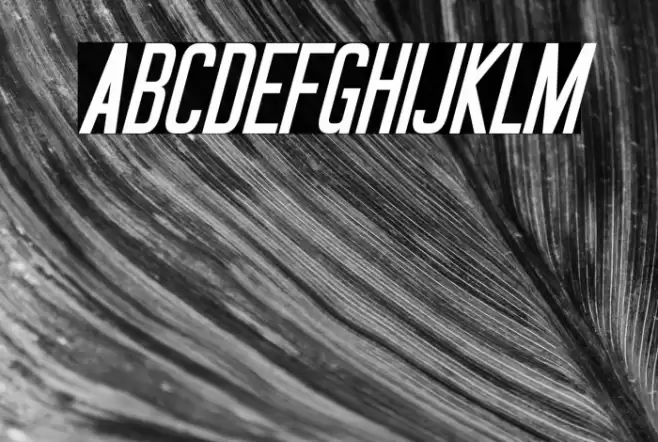 Okuda Italic Font examples