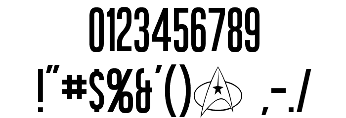 Okuda Font OTHER CHARS