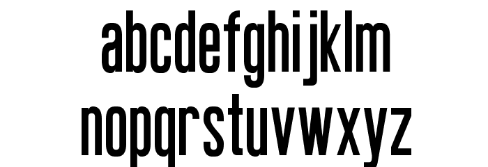 Okuda Font LOWERCASE