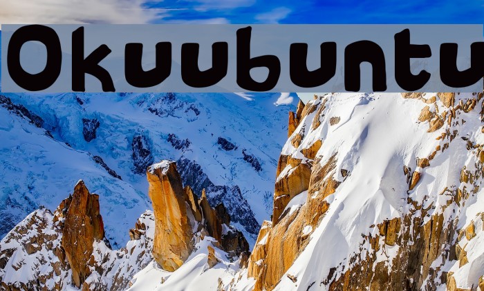Okuubuntu Font examples