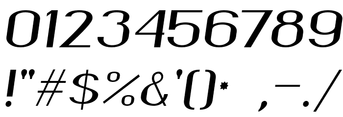 okolaks Bold Italic Font OTHER CHARS