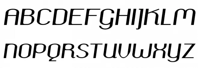 okolaks Bold Italic Шрифта ВЕРХНИЙ