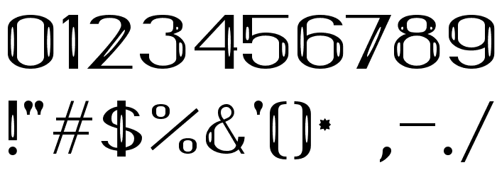 okolaks Mmetalik Font OTHER CHARS