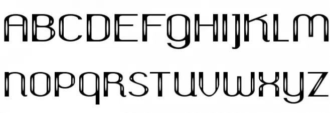 okolaks Mmetalik Font Litere mari