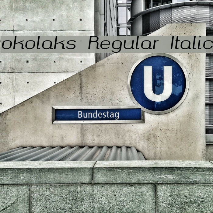 okolaks Regular Italic Example 3