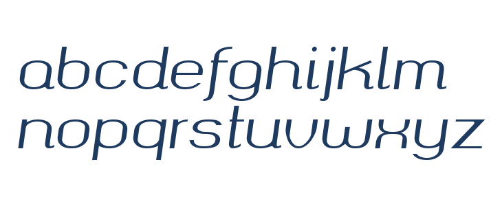 okolaks Regular Italic Lowercase