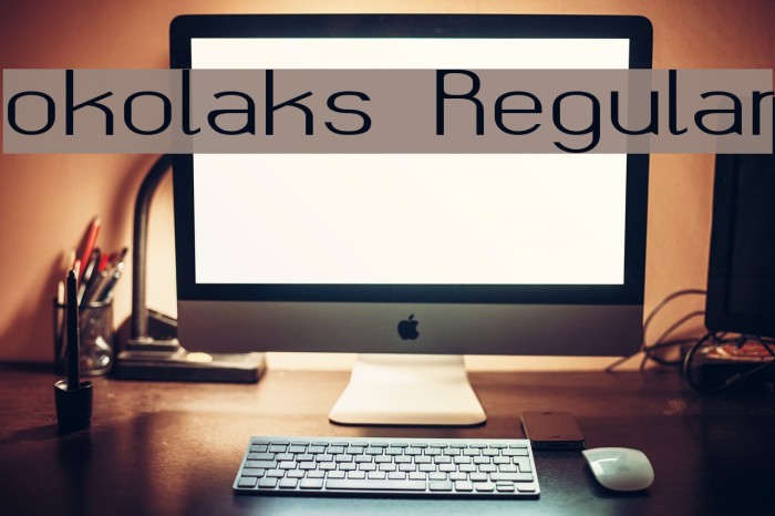 okolaks Regular Font examples
