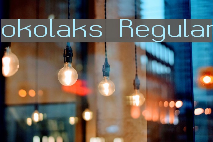 okolaks Regular Font examples