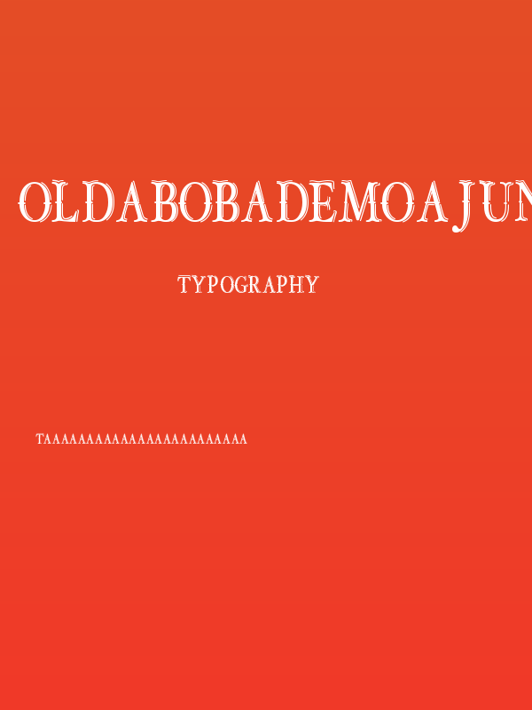 OLD BOB DEMO JUNIOR Poster