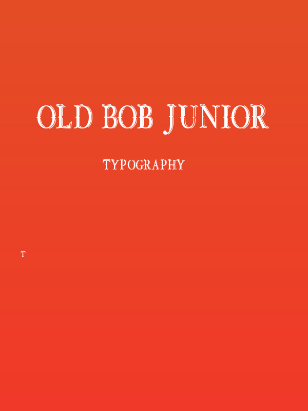 OLD BOB JUNIOR Poster