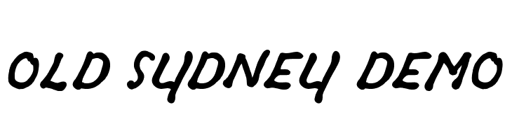 OLD SYDNEY_DEMO Font