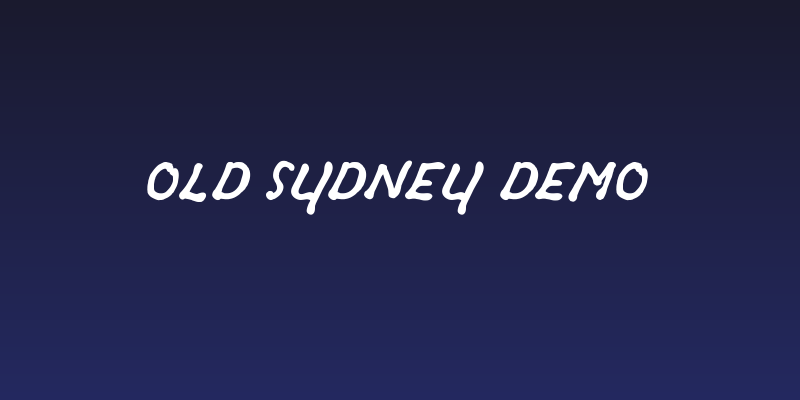 OLD SYDNEY_DEMO Social Header