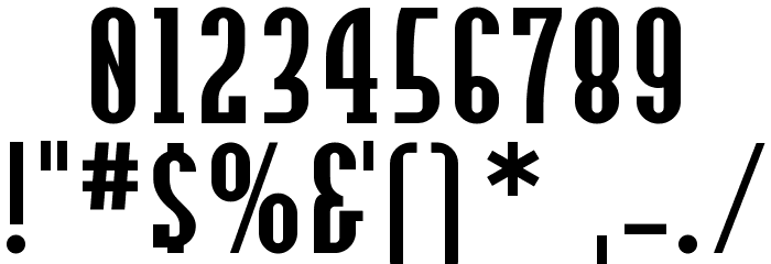 OLDNEW Axis Font OTHER CHARS