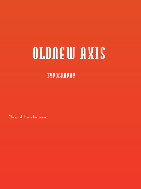OLDNEW Axis Poster