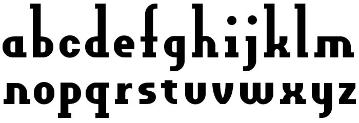 OLDNEW Axis Font LOWERCASE