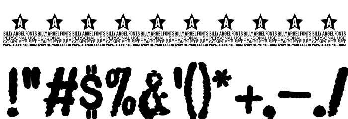 OLDTYPEPERSONALUSE Font OTHER CHARS