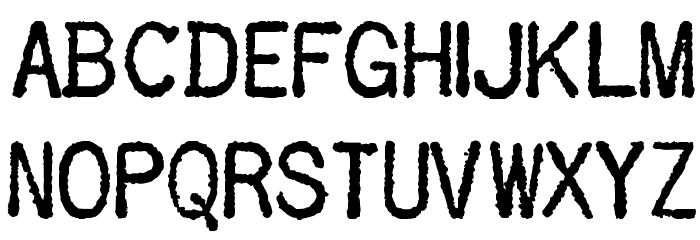 OLDTYPEPERSONALUSE Font LOWERCASE