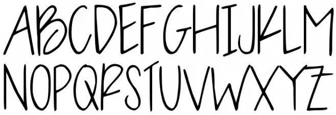 OLIVE CHARMING Font UPPERCASE