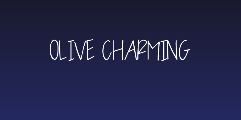 OLIVE CHARMING Social Header