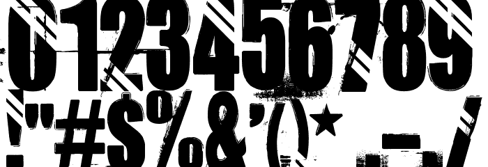 OLYMPIQUES Font OTHER CHARS