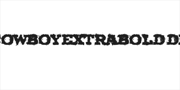 Ol Cowboy ExtraBold DEMO Logo