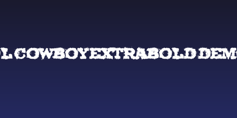 Ol Cowboy ExtraBold DEMO Social Header
