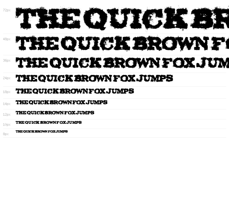 Ol Cowboy ExtraBold DEMO Waterfall