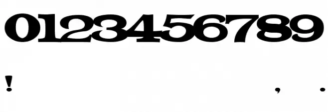 Ol' Kelly Font OTHER CHARS